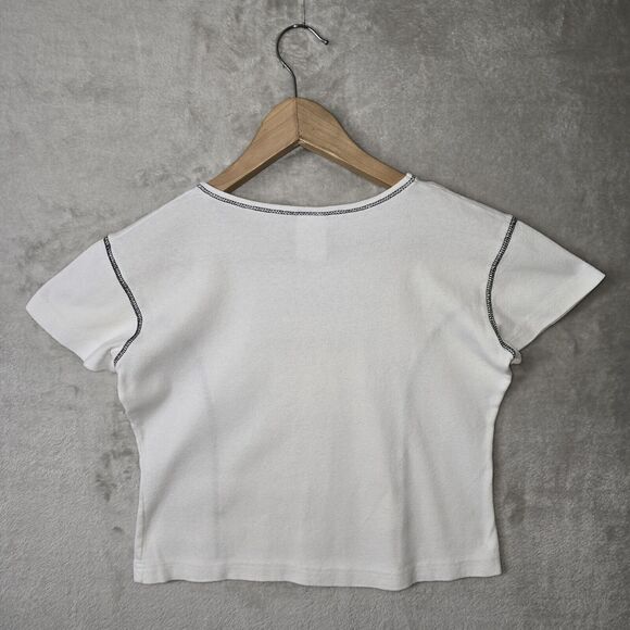 Vintage NSYNC 1999 Tour Womens Shirt Size Small Cropped Baby Band Tee 90s - Picture 7 of 8